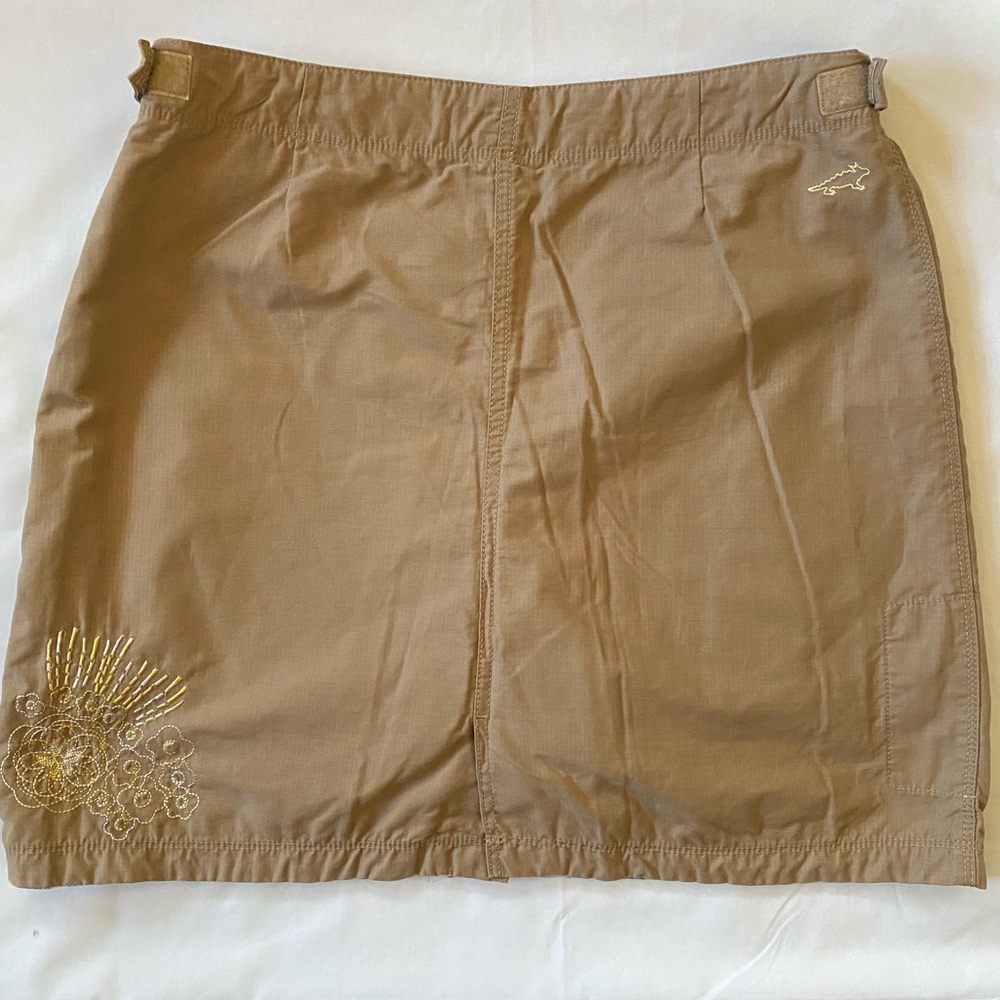 Horny Toad‎ 6 Cotton/Nylon Ripstop Dark Khaki Skort IMMACULATE